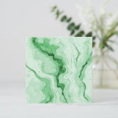Carte Forêt de druzy Agate verte Illusion (Debout devant)