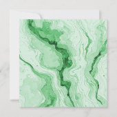 Carte Forêt de druzy Agate verte Illusion (Devant)