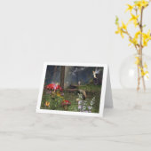 Carte forêt de fées (Fleur jaune)
