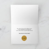 Carte Forêt de neige avec l'or et l'argent (Intérieur)