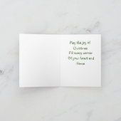 Carte Forêt de Noël magique (Intérieur)