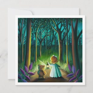 Carte Forêt éffrayante - Mini impression