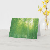 Carte Forêt en bambou 2 (Fleur jaune)