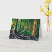 Carte Forêt en été (Fleur jaune)