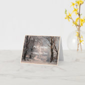Carte Forêt En Hiver (Fleur jaune)