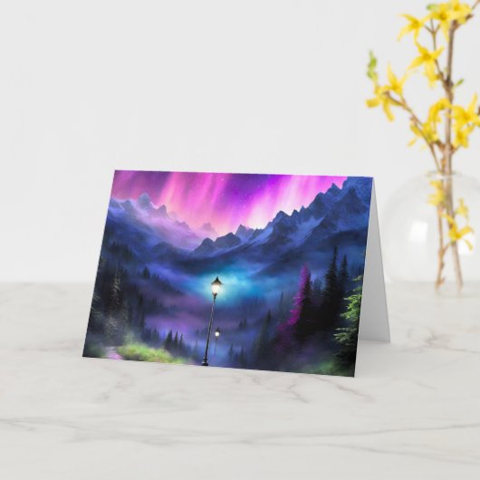 Carte Forêt enchantée (Fleur jaune)