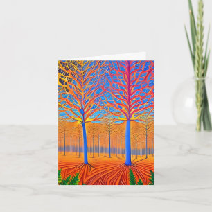 Carte Forêt forestière d'Art Moderne