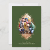 Carte Forêt Minimale Moderne - Photo Vert Et Bois (Devant)