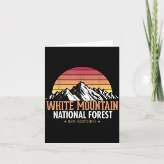 Carte Forêt nationale de White Mountain Retro Adventure