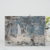 Carte Forêt neigeuse (Debout devant)
