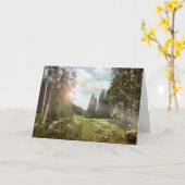 Carte Forêt | Sun Peeking Thru (Fleur jaune)