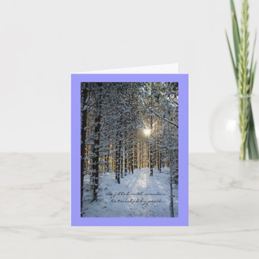 Carte - ForêtEnHiver (Devant)