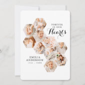 Carte Forever Hearts Memorial Modern 10 Photos Card (Devant)