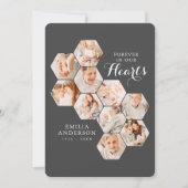 Carte Forever Hearts Memorial Modern 10 Photos Card (Devant)