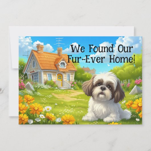 Carte Forever Home Funny New Address Moving Card (Devant)