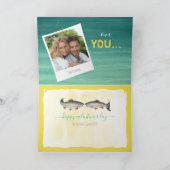 Carte Forever Hooked on You Photo Fish Valentine's Day (Intérieur)