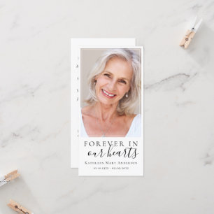 Carte Forever in Our Hearts Signet commémoratif