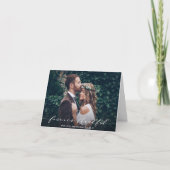 Carte Forever Thankor | Photo Mariage Merci (Devant)