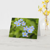 Carte Forget-Me-Not 1 (Fleur jaune)