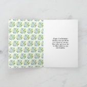Carte Forget-Me-Nots and Daisies Floral Birthday (Intérieur)