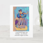 CARTE FORGETFUL FRIEND/ HAPPY BIRTHDAY (Devant)