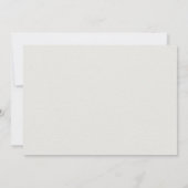 Carte Formal Modern Classic Elevated Ecru Wedding RSVP (Dos)