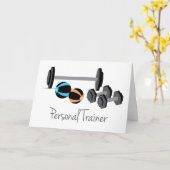 Carte Formateur personnel (Fleur jaune)