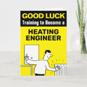 Carte Formation pour devenir un ingénieur de chauffage B (Devant)