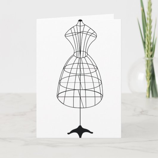 Carte Forme de robe (Devant)