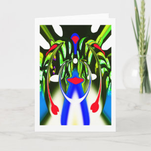 Carte Forme de vie végétale extraterrestre art