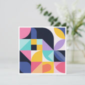 Carte Formes géométriques Abstraites modernes (Debout devant)