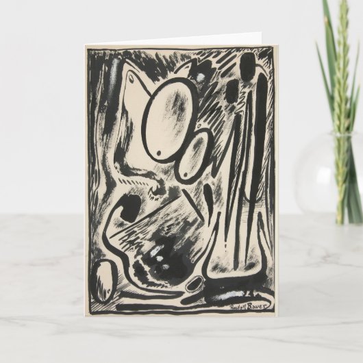 Carte Formulaires Abstraits | Rudolf Bauer (Devant)