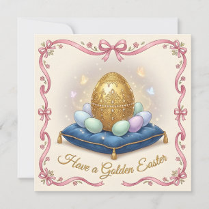 Carte Formule fantaisiste de joyeuses Pâques