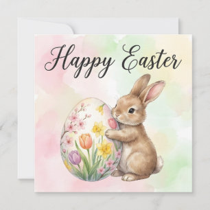 Carte Formule fantaisiste de Joyeuses Pâques