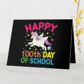 Carte Formule Mathématique 100 Jours D'école Drôle Prof  (Fleur jaune)