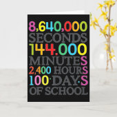Carte Formule Mathématique 100 Jours D'école Prof De Mat (Fleur jaune)