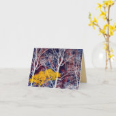 Carte Forrest du Ca de salutation vide du nord-ouest (Fleur jaune)