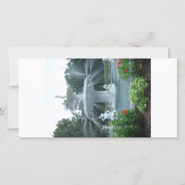 Carte Forsyth Park, à Savannah, Ga (Devant)