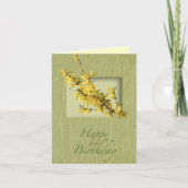 Carte Forsythia Jaune (Devant)