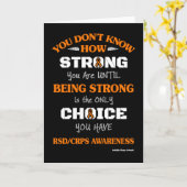 Carte Fort/Choix 2...RSD/CRPS (Fleur jaune)