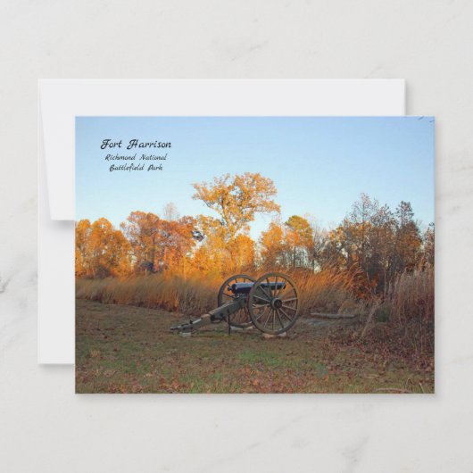 Carte Fort Harrison Battlefield RVA (Devant)