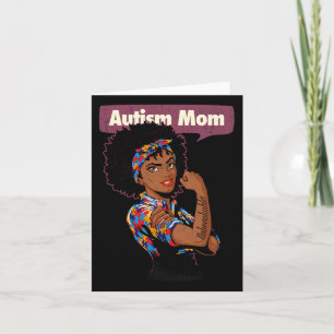 Carte Forte Autisme Mère Sensibilisation Afro Mère Fille