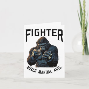 Carte Forte Gorille Mixed martial art - Boxe Et Lutte En