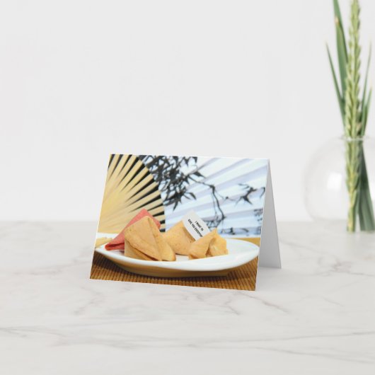 Carte Fortune Cookie 3 - demande spéciale (Devant)