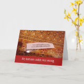 Carte Fortune Cookie Co-worker Farewell Card (Fleur jaune)