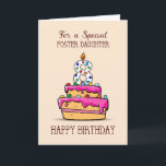 Carte Foster Daughter 8th Birthday, 8 on Sweet Pink Cake<br><div class="desc">Les occasions spéciales sont rendues plus spéciales par les salutations spéciales venant de personnes spéciales. En tant que parent d'accueil de cette fille d'accueil adorable et belle, vous devez lui donner le plus doux et le plus spécial salut à son 8e anniversaire. Cette carte a tout ce qu'il vous faut...</div>
