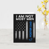 Carte Foster Parent Dad Most Men Foster Care (Fleur jaune)