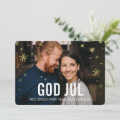 Carte Foto Julkort | God Jul (Debout devant)