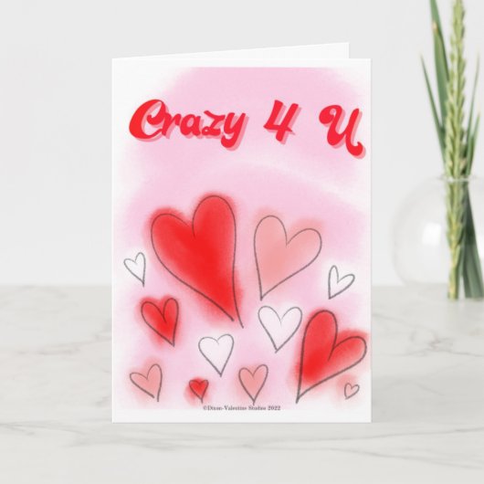 Carte Fou 4 U Valentine's Day (Devant)
