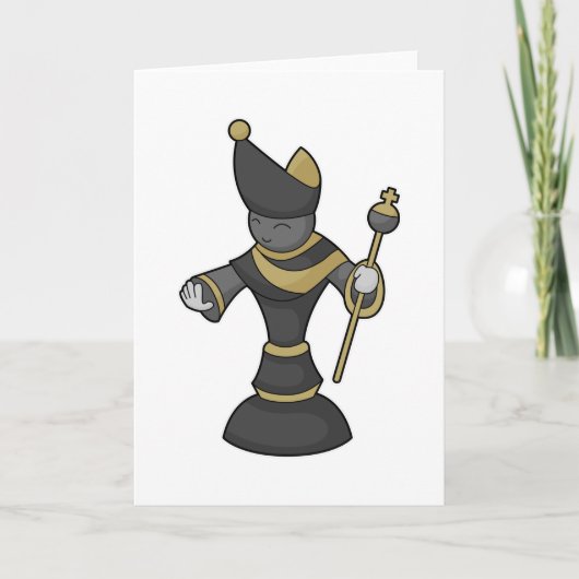 Carte Fou de jeu d'échecs (Devant)